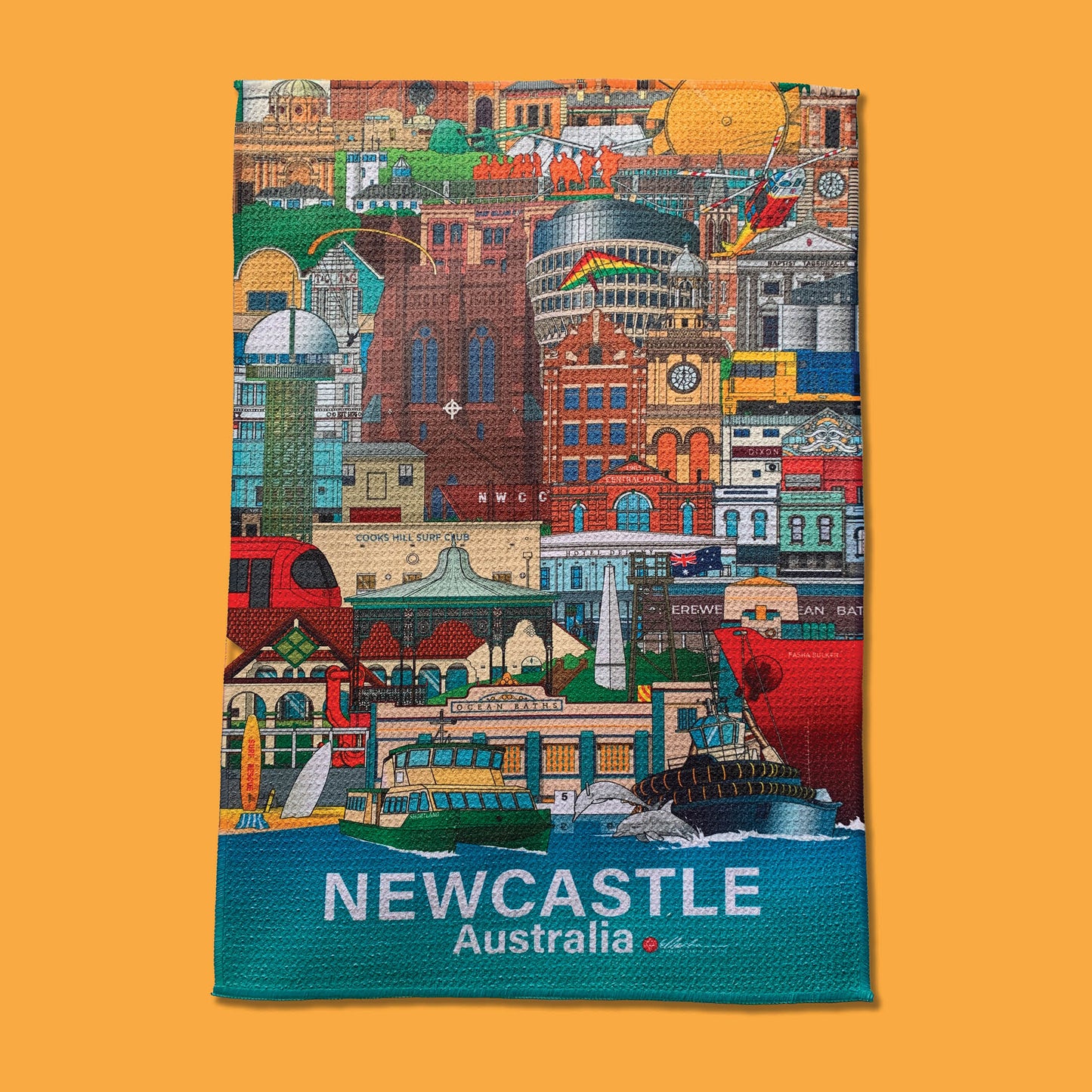 NEWCASTLE TEA TOWEL Second Edition
