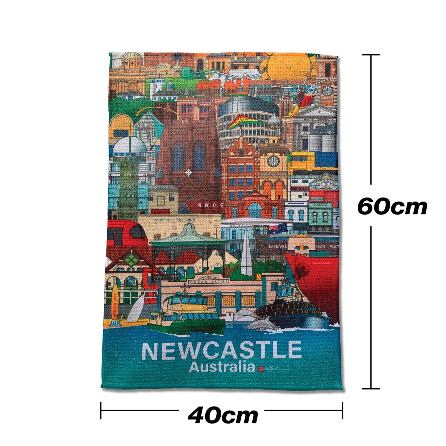 NEWCASTLE TEA TOWEL Second Edition