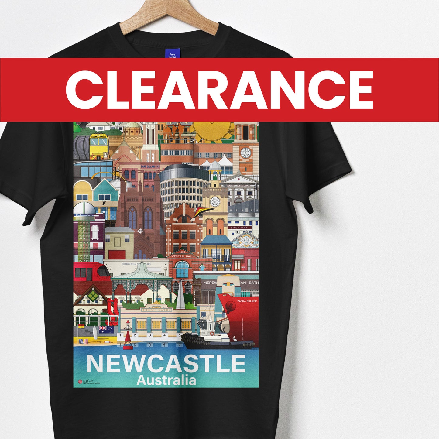 NEWCASTLE T-SHIRT WOMEN BLACK