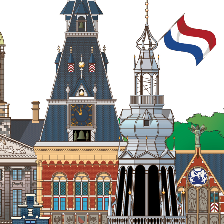 Amsterdam Netherlands artwork expanded 2