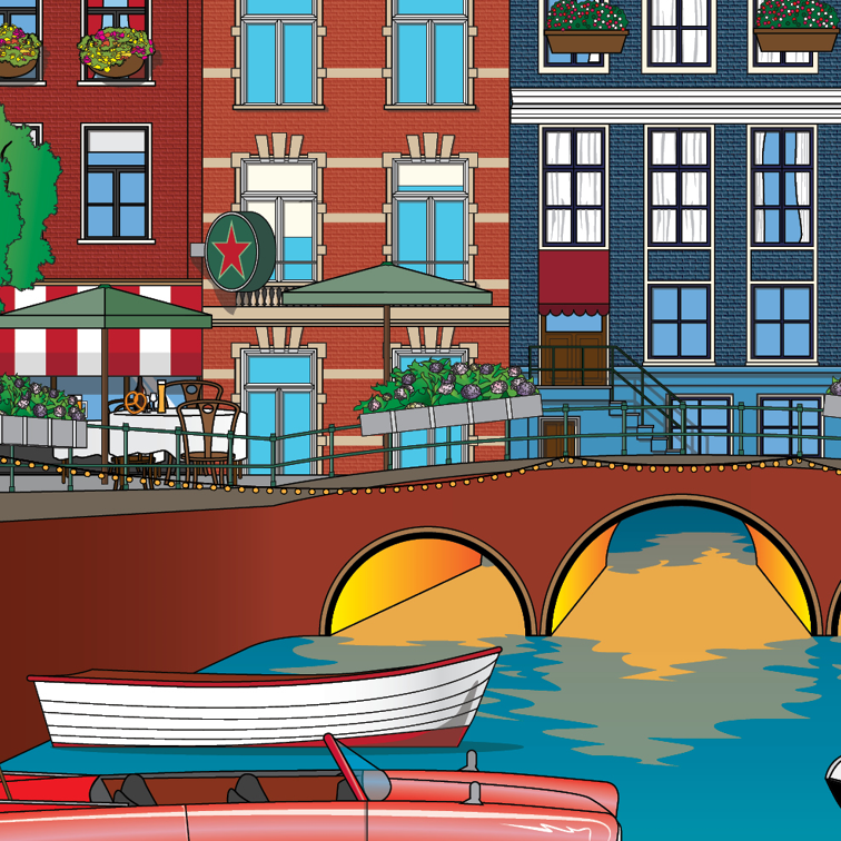 Amsterdam Netherlands artwork expanded 3