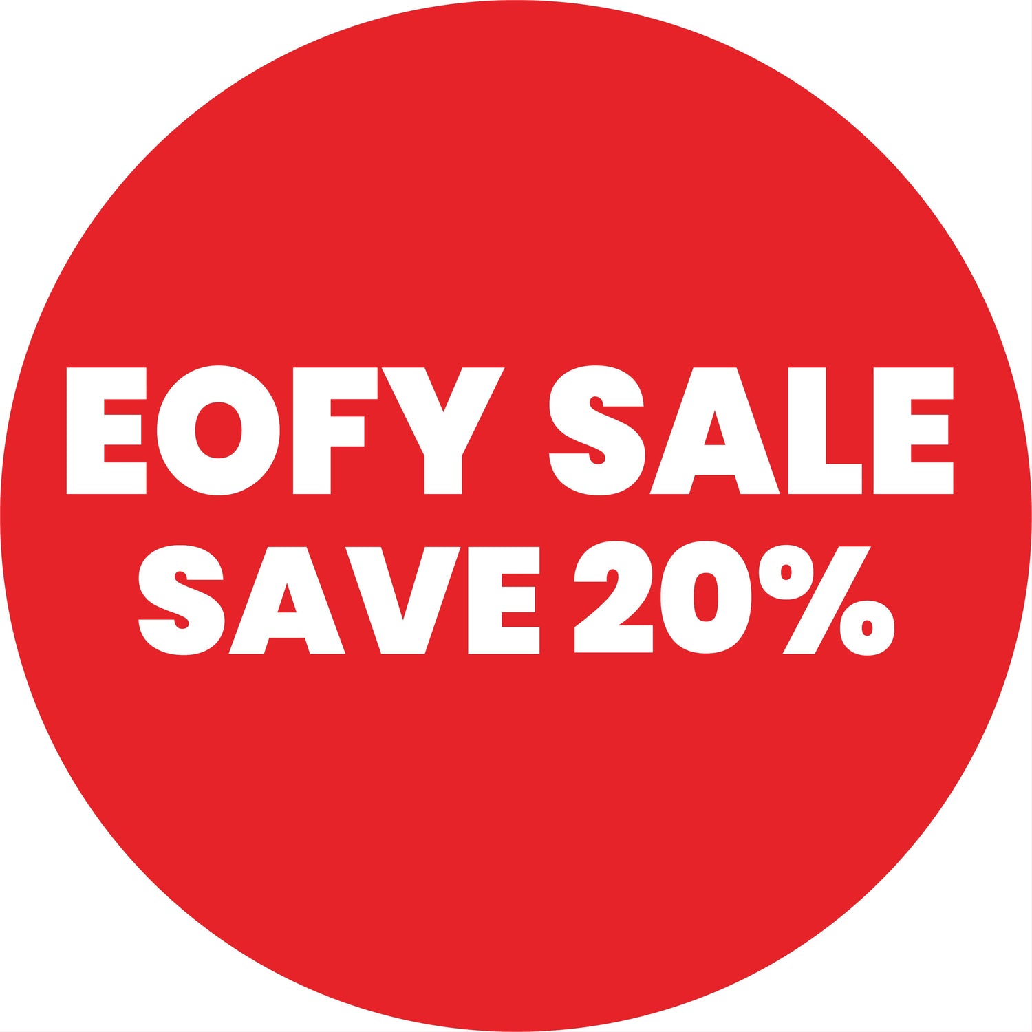 EOFY SAVE UP TO 20%