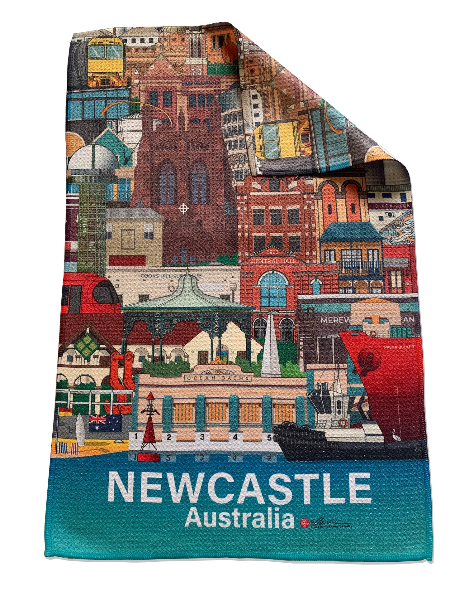 NEWCASTLE TEA TOWEL