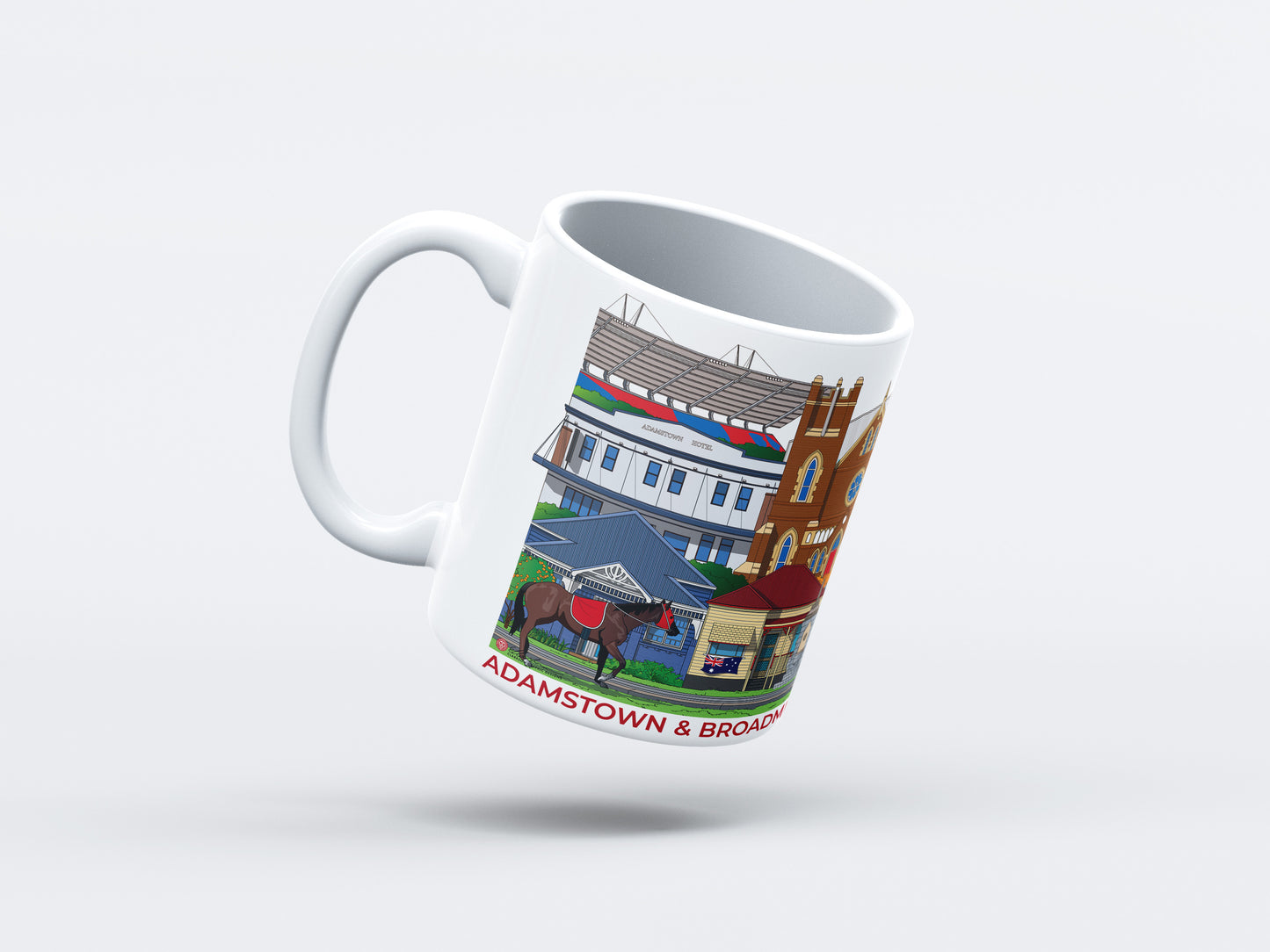 ADAMSTOWN & BROADMEADOW NSW MUG