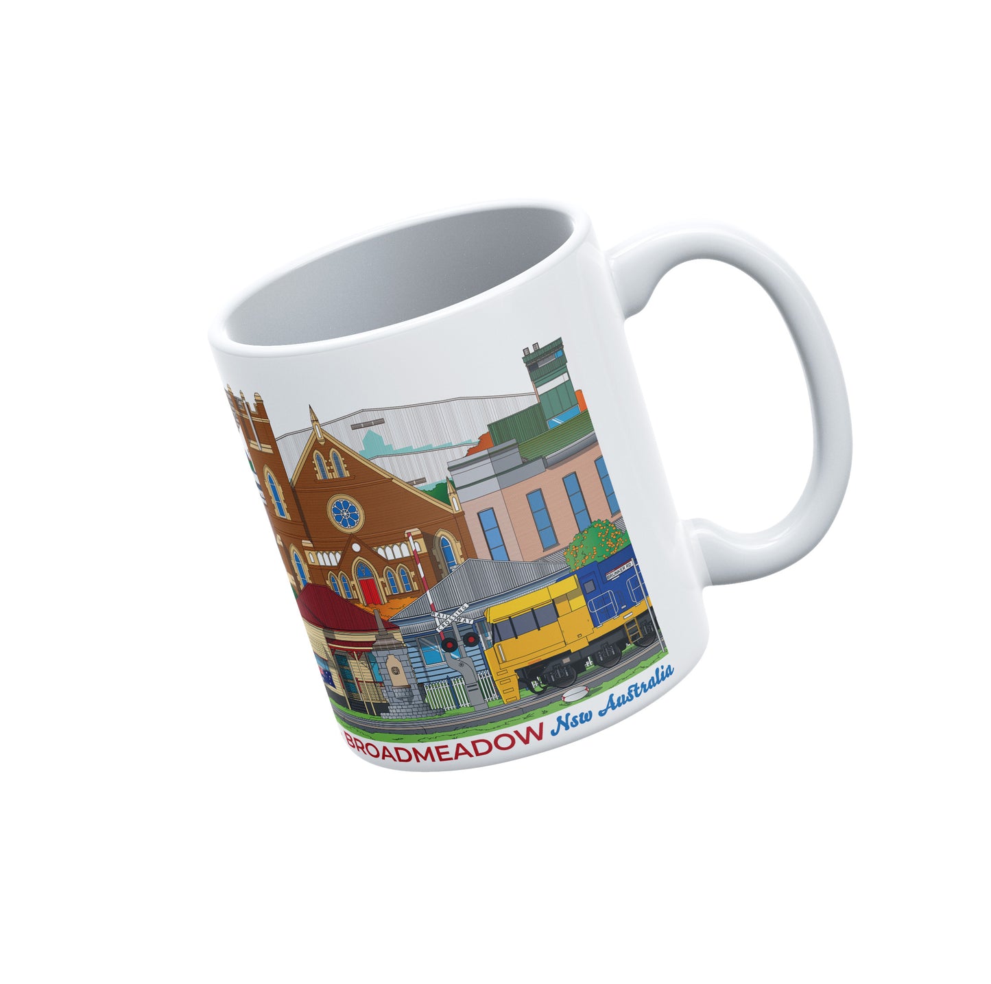 ADAMSTOWN & BROADMEADOW NSW MUG