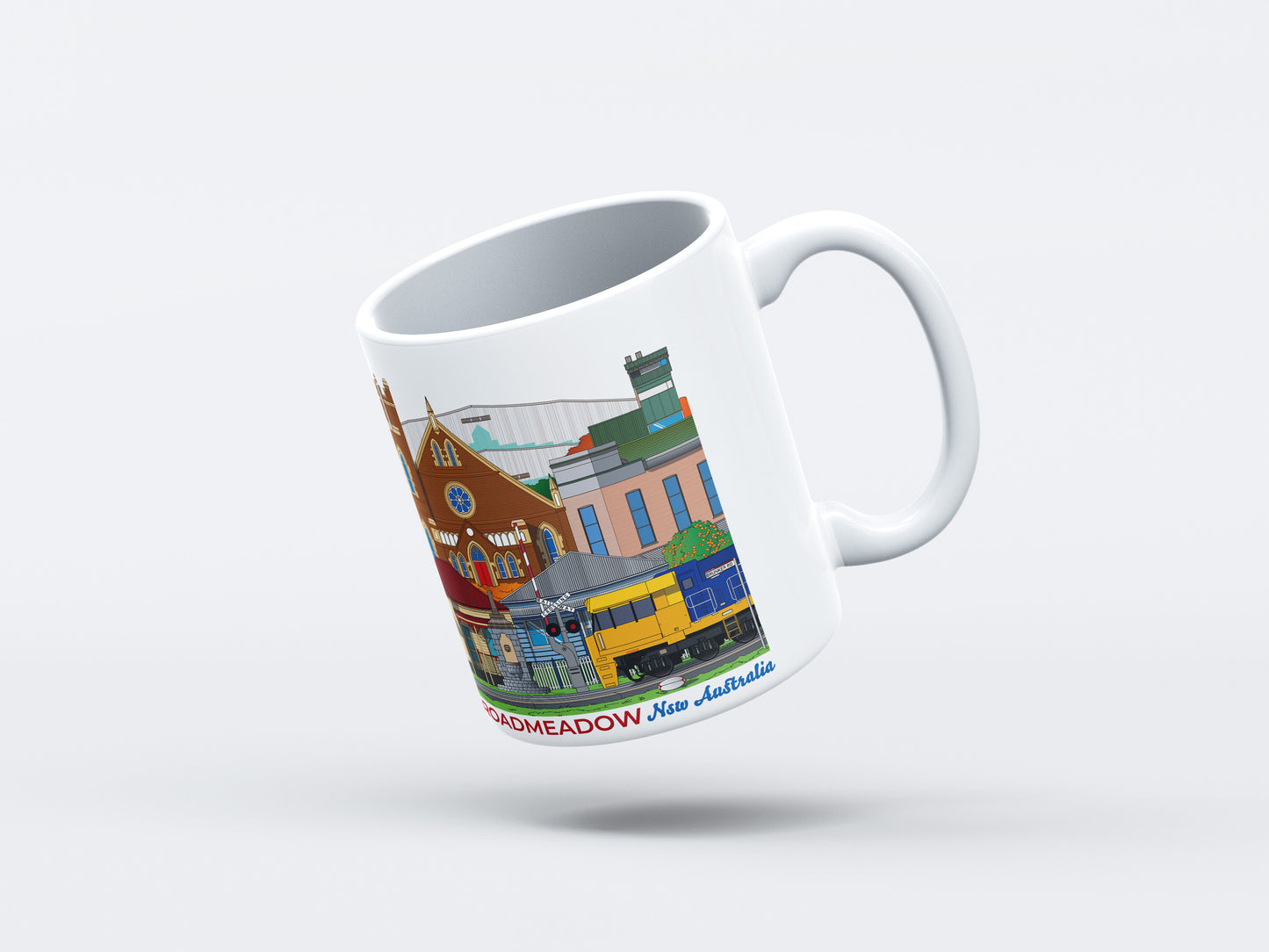 ADAMSTOWN & BROADMEADOW NSW MUG