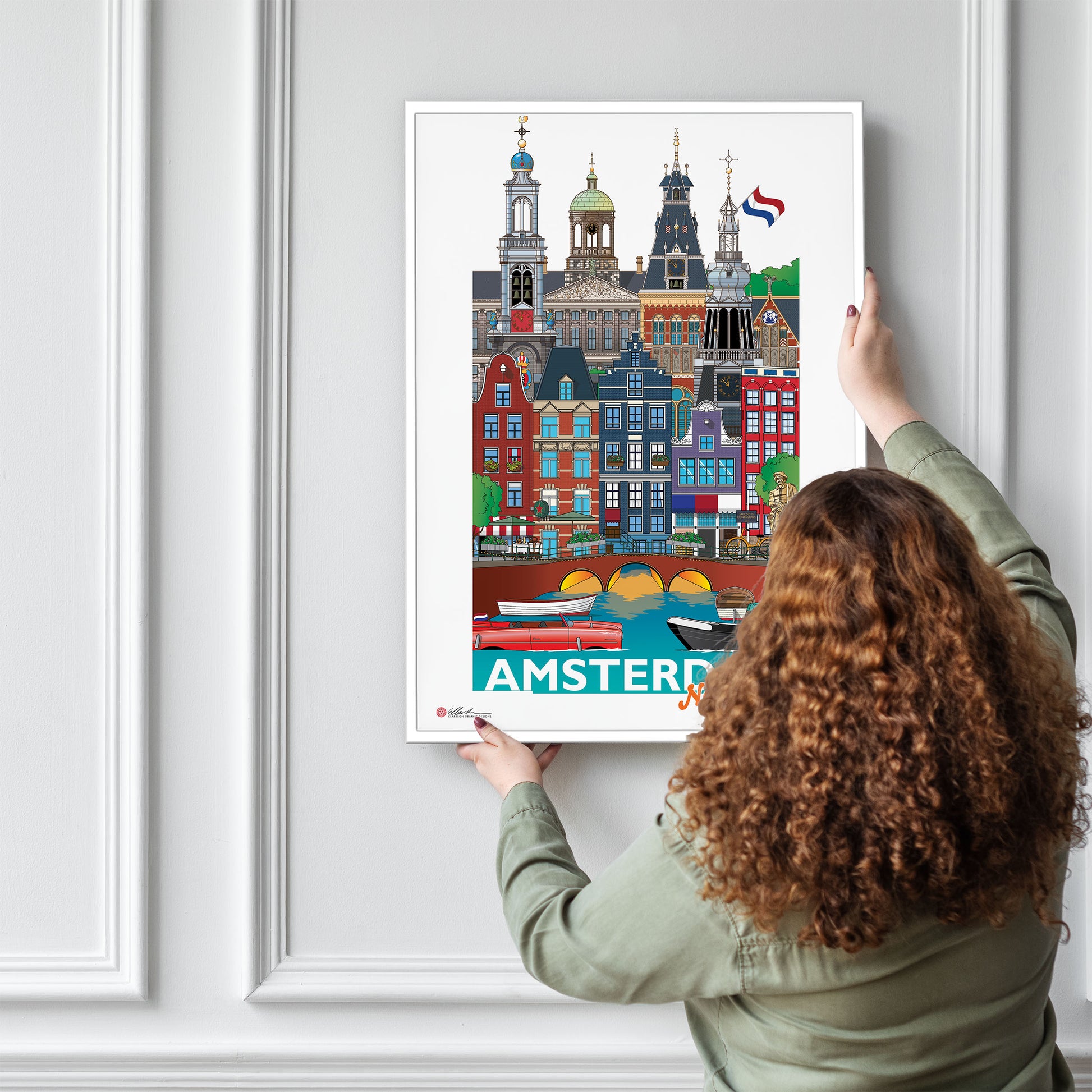 Amsterdam, Netherlands artwork WORLDSCAPE COLLECTIVE souvenir