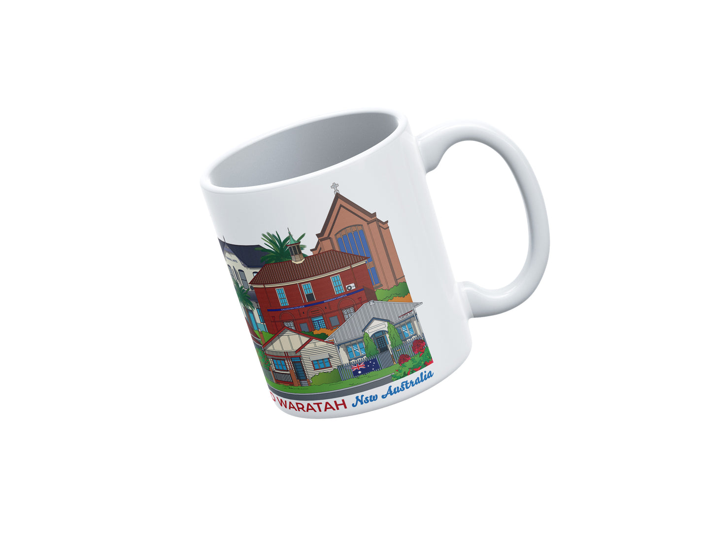 GEORGETOWN & WARATAH NSW MUG