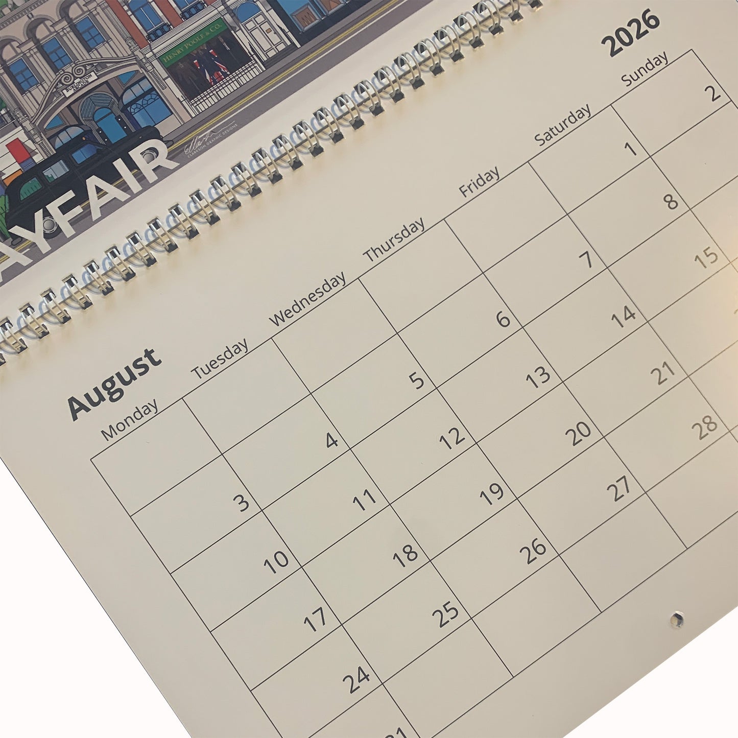 LONDON 2026 CALENDAR