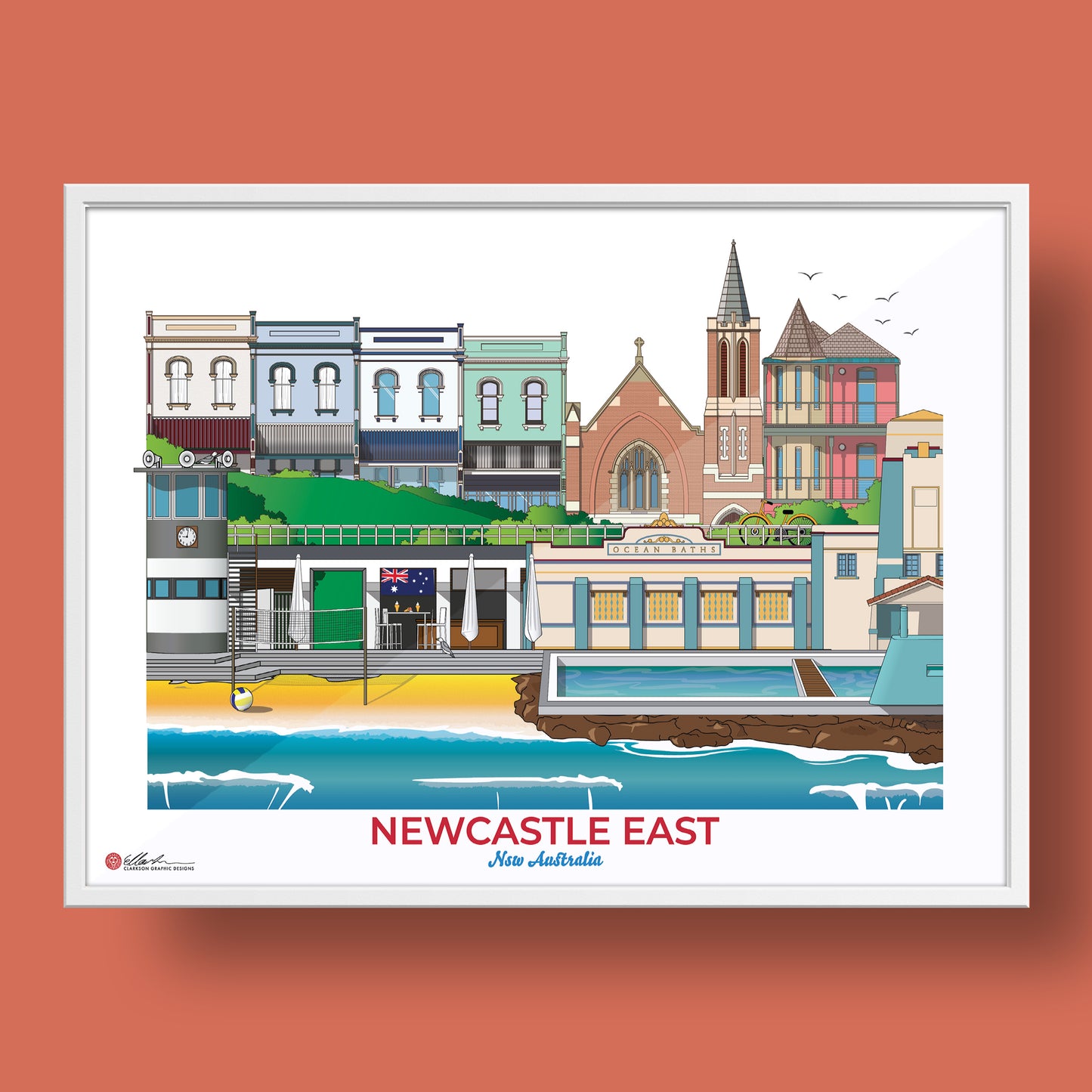 BATHERS WAY NEWCASTLE SET