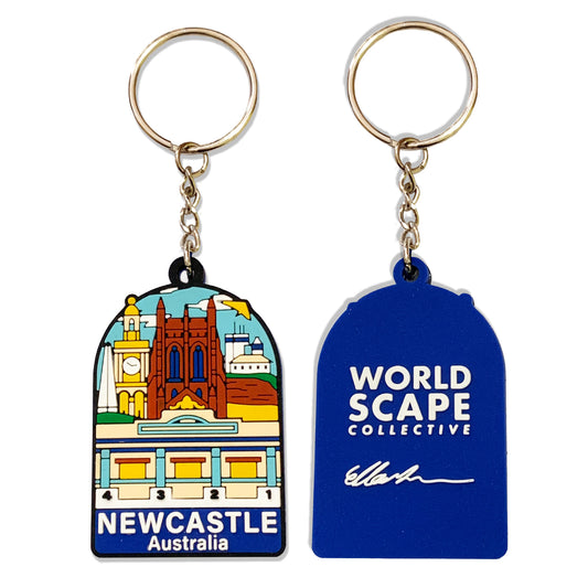 NEWCASTLE PVC Keyring
