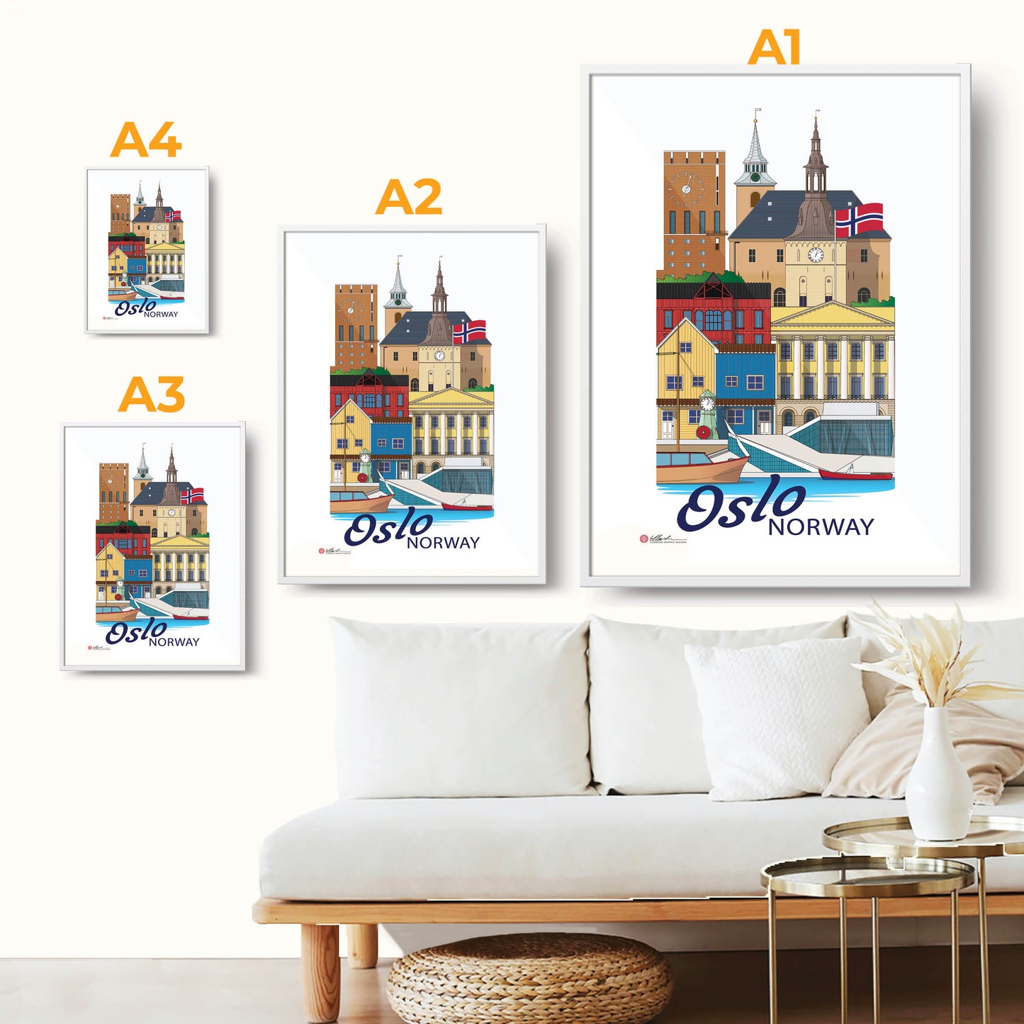 CAPITALS OF SCANDINAVIA SET
