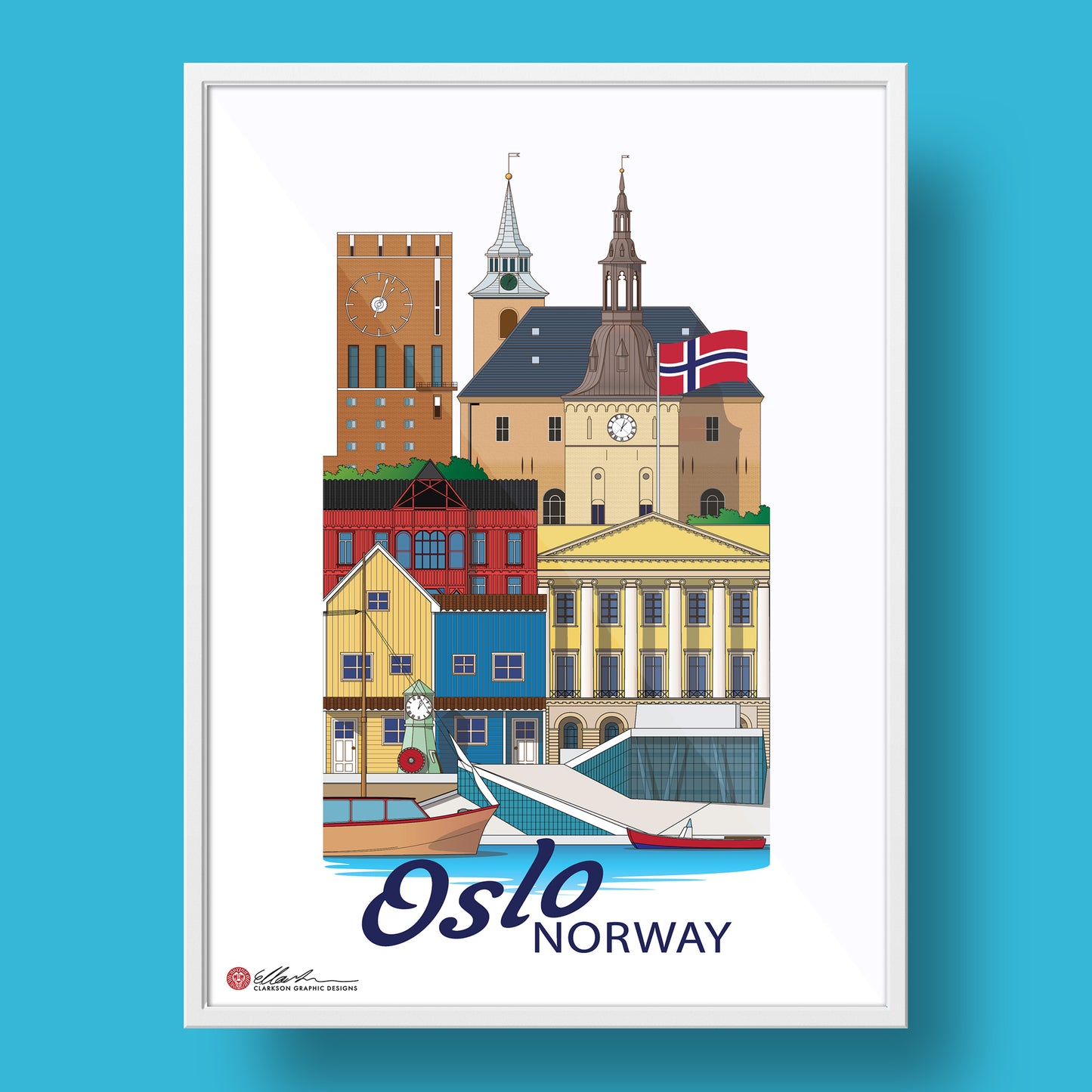 CAPITALS OF SCANDINAVIA SET