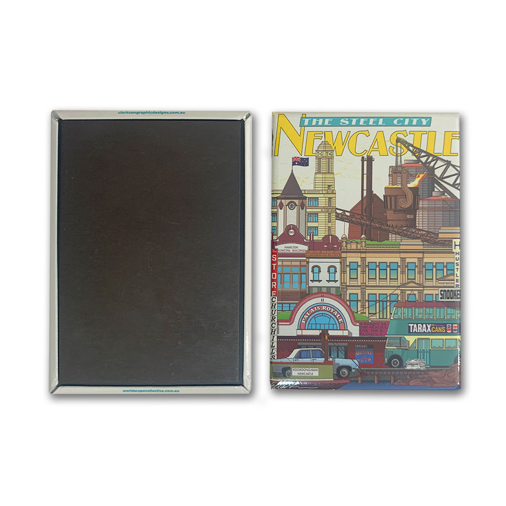 NEWCASTLE 'The Steel City' MAGNET