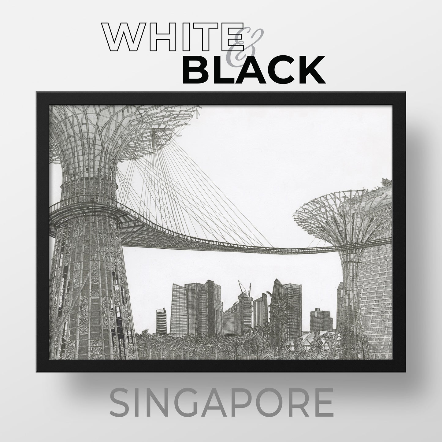 SINGAPORE White & Black