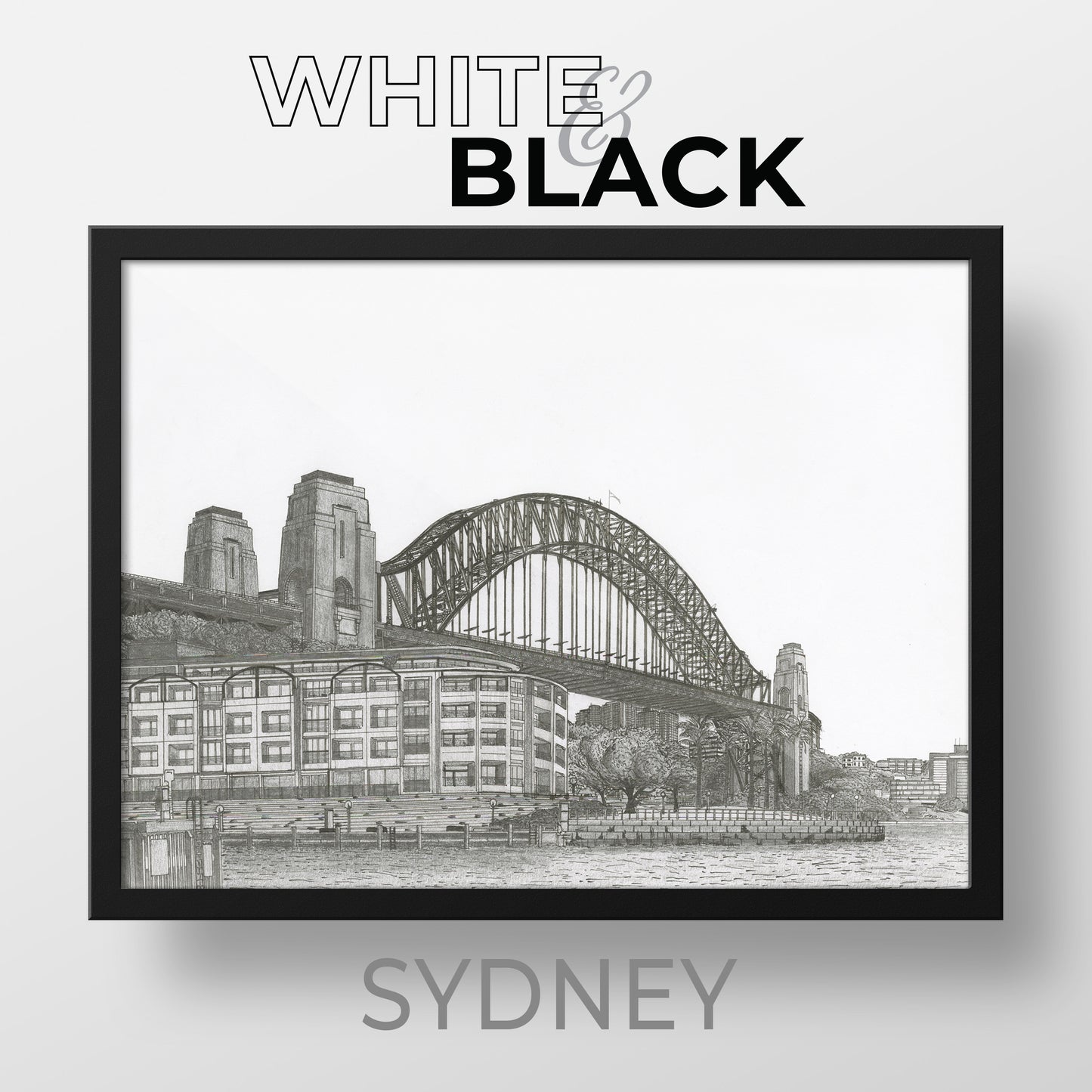 SYDNEY Australia White & Black