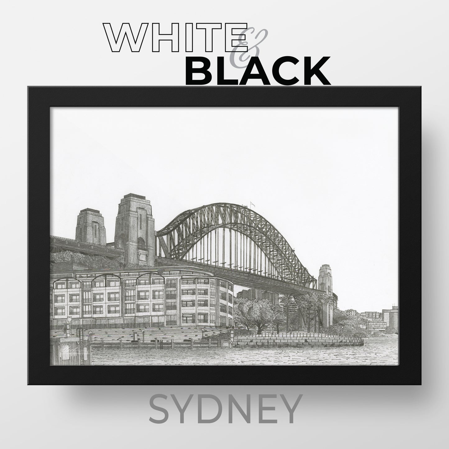 SYDNEY Australia White & Black