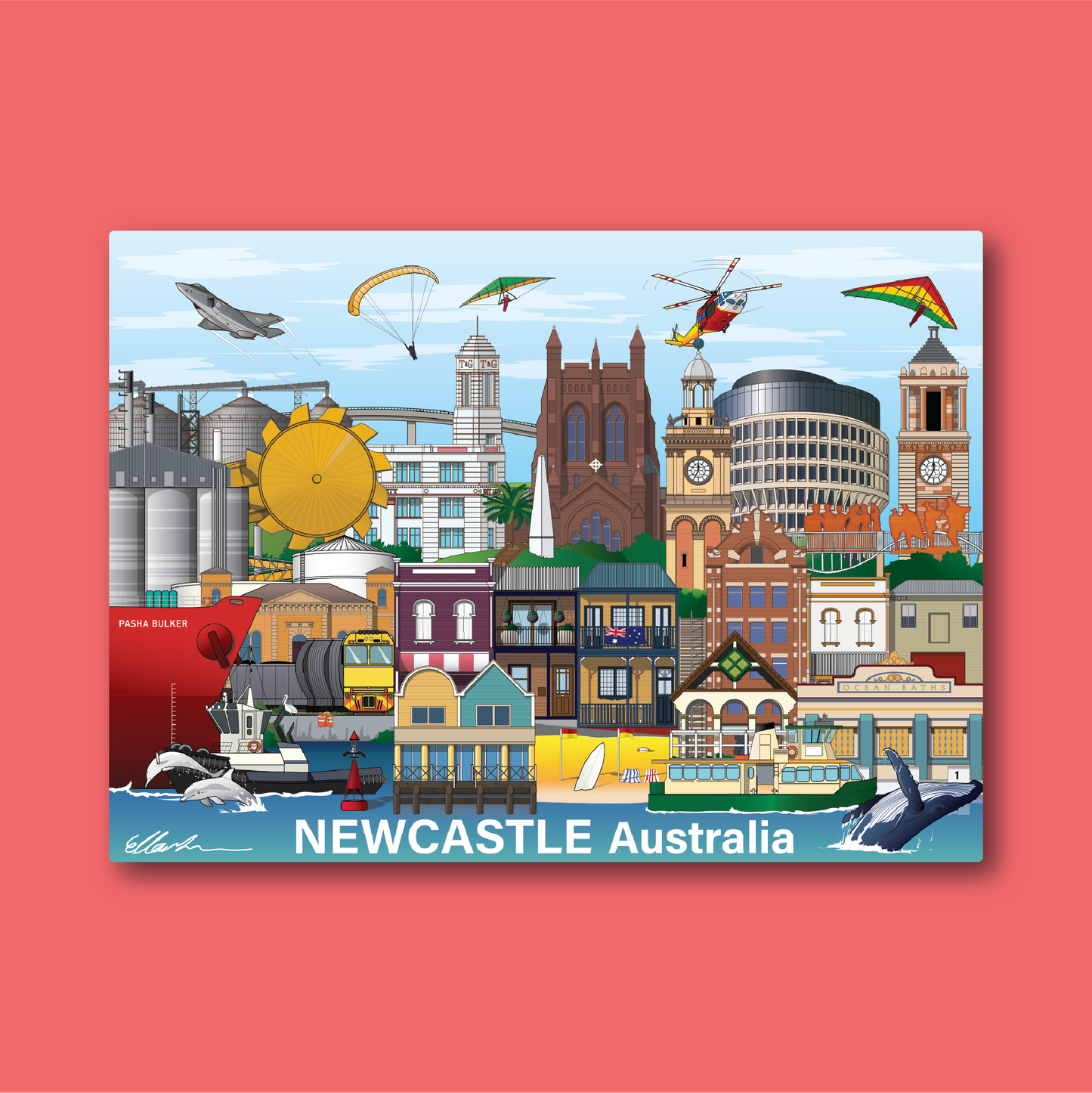 NEWCASTLE Australia MAGNET