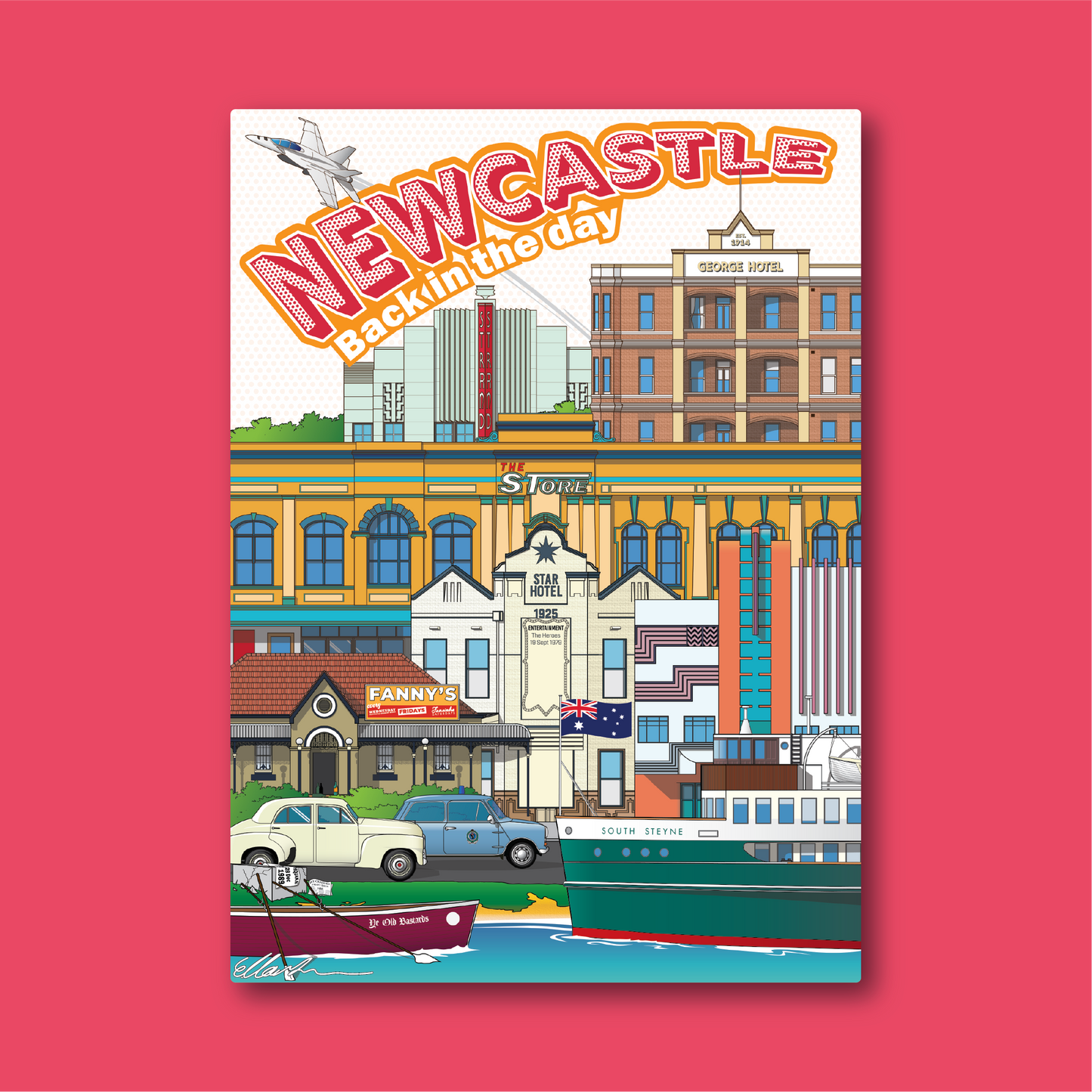 NEWCASTLE 'Back in the Day' MAGNET