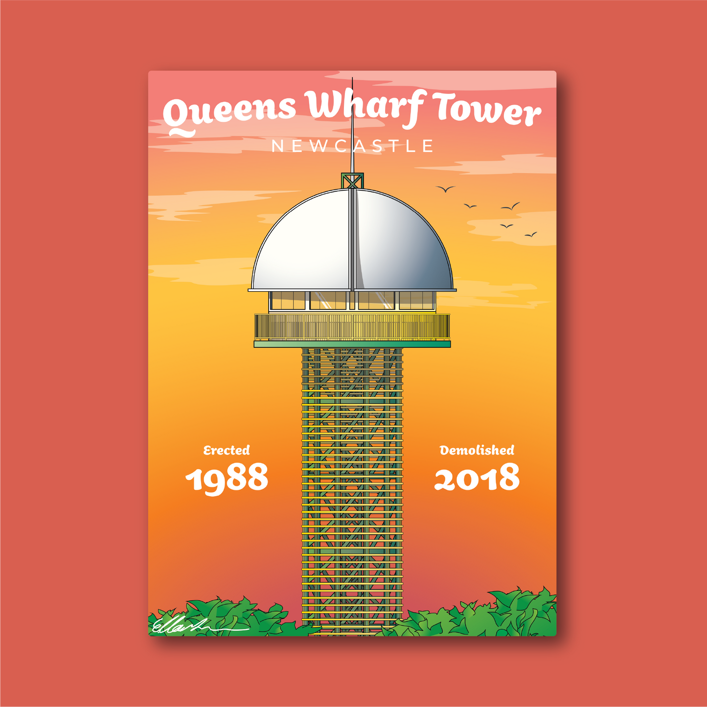 QUEENS WHARF TOWER Newcastle MAGNET