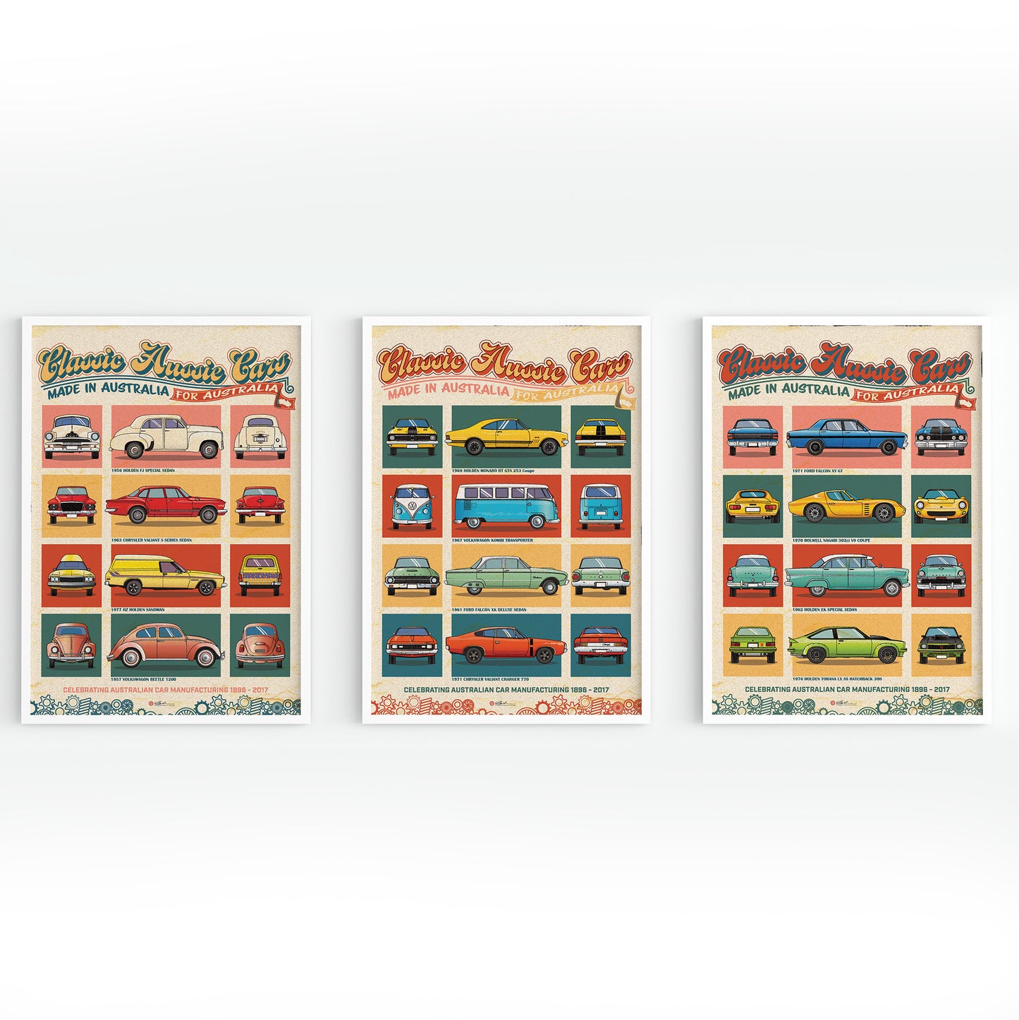 CLASSIC AUSSIE CARS SET