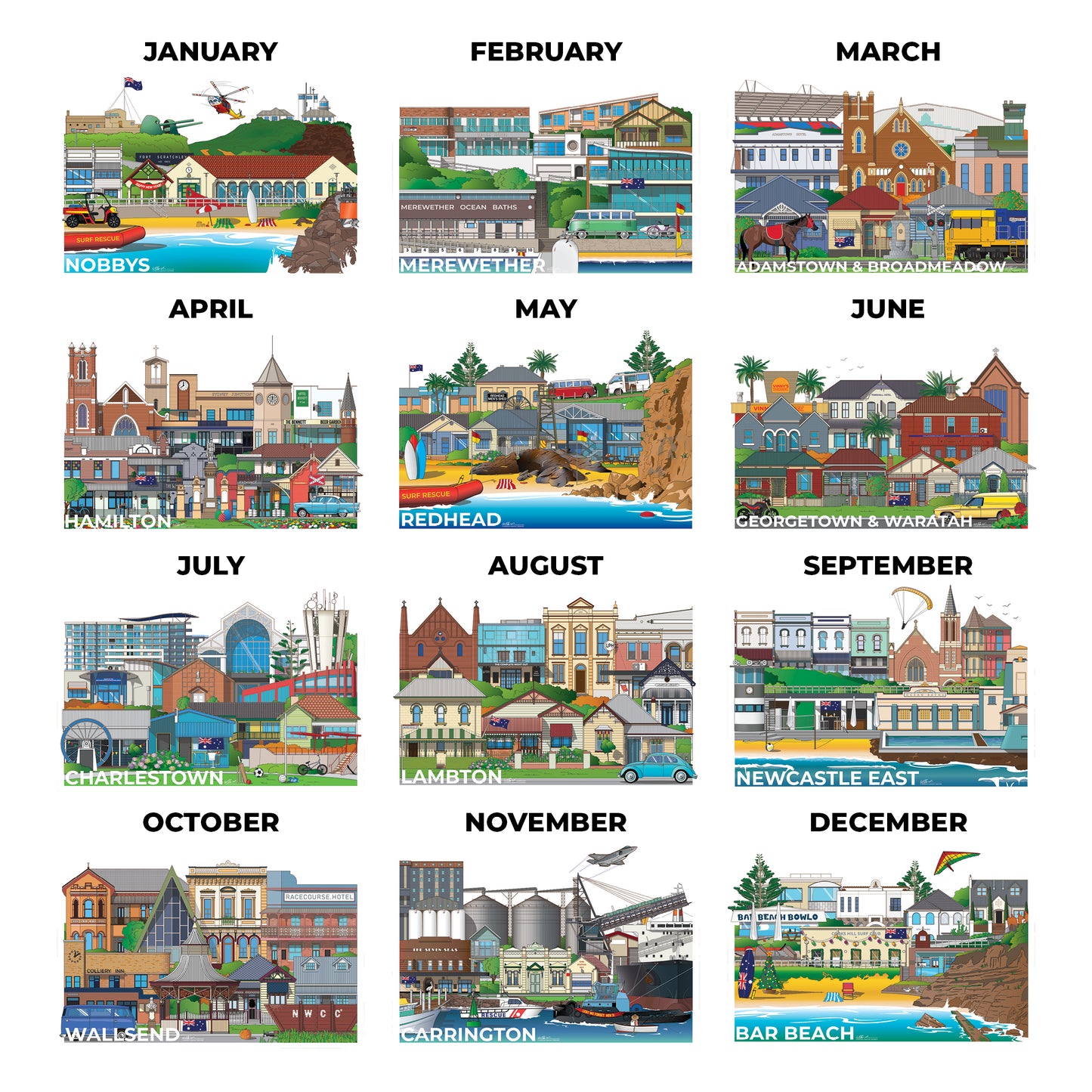 NEWCASTLE 2026 CALENDAR