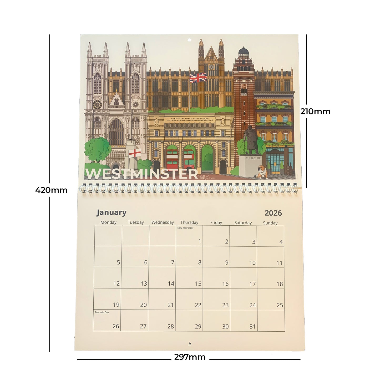 LONDON 2026 CALENDAR